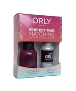 Orly Black Cherry Perfect Pair Matching Lacquer Plus Gelfx Duo Kit, 2 Count - £13.24 GBP