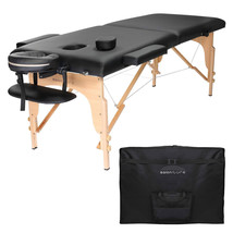 Black Portable Massage Table with Carrying Case - £175.85 GBP