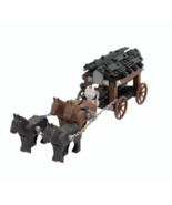 Coffin Horse Carriage Building Blocks Figures MOC Medieval Military Bric... - $29.03