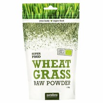 100% Organic Purasana Pure Wheat Grass Powder BIO 200g vitamins food det... - £27.57 GBP