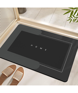 Super Absorbent Bath Mat Quick-Drying Thin Bathroom Mat Non-Slip Stain R... - $14.54