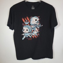 Star Wars Funko Pop Shirt Mens Large Black Episode VIII The Last Jedi Ca... - £11.06 GBP