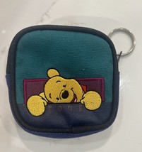 Vintage Y2K Disney ‘Pooh &amp; Friends’ Winnie The Pooh Bear Coin Purse w/ K... - $15.95