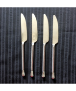 PIER 1 Teardrop twisted handle knives lot of 4 - stainless steel flatwar... - £31.93 GBP