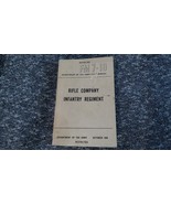 Post WW2 US Army  FM 7-10 October 1949 Rifle Company Infantry Regiment - $561.41 MXN