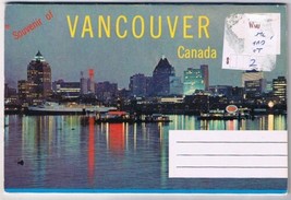 Postcard Booklet Souvenir Of Vancouver BC Canada - £2.83 GBP
