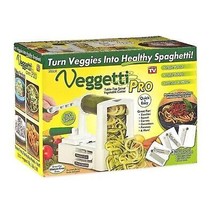 NIB Veggetti Pro Spiralizer Spiral Slicer Cutter Vegetable Zoodle Spaghetti - £29.96 GBP