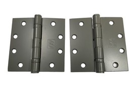 PBB World Class Commercial Door Hinges 4.5” X 4.5” Gray (2) No Screws - £7.91 GBP