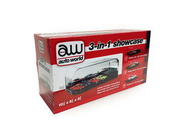 Collectible Display Show Case for 1/64 1/43 1/24 Diecast Models by Auto World - $39.72