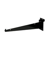 ExecuSystems 10&quot; Shelf Bracket for Slatwall -Black -Box of 48 - $129.95