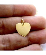 22K Real Gold Heart Pendant for lal kitab red book remedy - £106.96 GBP