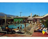 Tropical Palms Spa Motel Postcard Desert Hot Springs California 1974 - £7.91 GBP