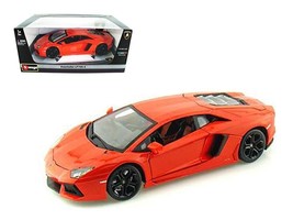 2012 Lamborghini Aventador LP700-4 Orange 1/18 Diecast Model Car by Bburago - $126.49
