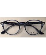 RAY-BAN RB 2180-VF 5572 NAVY BLUE AUTHENTIC ROUND EYEGLASSES RX 51-20-15... - $85.29