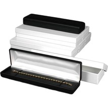 Black Faux Leather Bracelet Watch Jewelry Gift Box Showcase Displays Kit 72 Pcs - £185.98 GBP