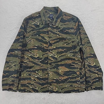 Gap Tiger Striped Camo Chore Jacket Mens Size Large Field Military  - $46.64