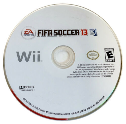Primary image for FIFA Soccer 13 Nintendo Wii 2012 EA Sports Video Game DISC ONLY futbol messi