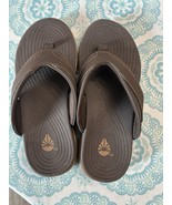 Unbranded Boys Size 2 Brown Flip Flops Used - €10,94 EUR