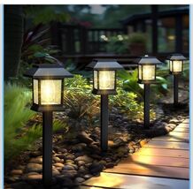 Solar Outdoor Lights Waterproof, 12 PC Solar Pathway Lights Garden Lawn ... - $35.99