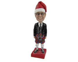 Custom Bobblehead Funny Lady Wearing A Jacket And Skirt With Socks - Careers &amp; P - £71.58 GBP