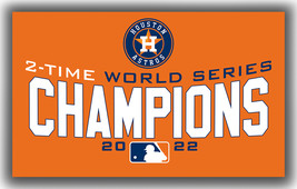 Houston Astros Baseball Team 2 Time Champions Flag 90x150cm 3x5ft Best Banner - £11.91 GBP