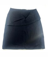 Cabi Skirt Womens Size 10 Black Midi Dressy Pencil Stretchy Layered Care... - $18.28 CAD