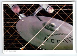 Vintage 1977 Star Trek USS Enterprise The Tholian Web Chrome Postcard - $5.66
