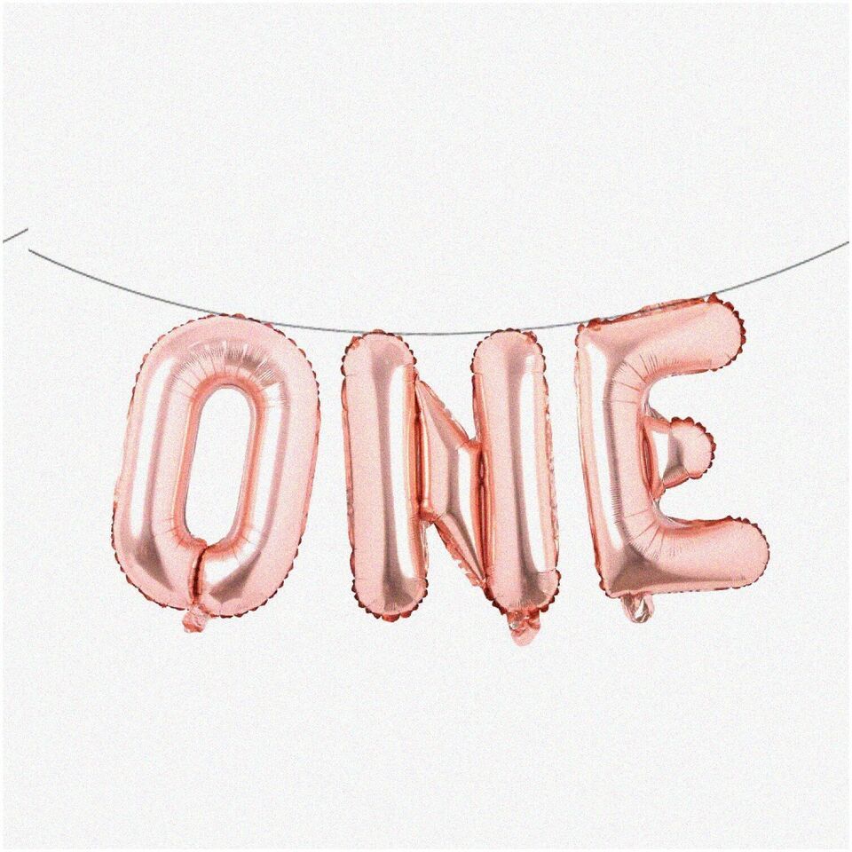 &quot;Rose Gold Celebration Air Balloon - 16&quot; Hanging Fs Number Balloon for B... - $18.80