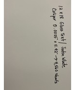 4,500 sheets gloss light Satin White gloss text 60 or 80 GSM,  size 12 x... - $4,211.30 MXN
