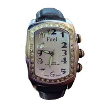 Fuel Women&#39;s Wrist Watch Quartz Analog Leather Band Needs Battery - £10.17 GBP