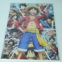 Luffy Zoro #016 One Piece Double-sided Art Size A4 8&quot; x 11&quot; Waifu Card Metal - £31.64 GBP