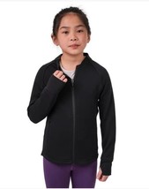 Tuff Girls Boys Jacket Black Full-Zip Fleece Lined Stretch Pockets Pre-S... - $36.99