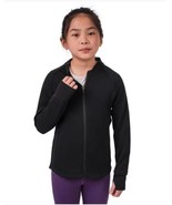 Tuff Girls Boys Jacket Black Full-Zip Fleece Lined Stretch Pockets Pre-S... - $686.59 MXN