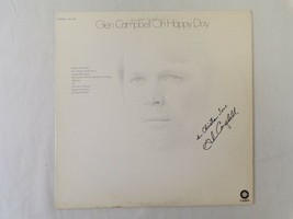 Glen Campbell Oh Happy Day Signed Vinyl Record Album JSA - £197.21 GBP
