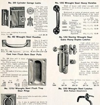 1922 N.T. Bushnell Door Latches Locks Advertisement Catalogue Hardware D... - $10.00