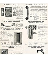 1922 N.T. Bushnell Door Latches Locks Advertisement Catalogue Hardware D... - $10.00