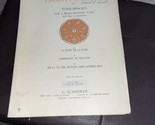 La Guitar De La Lune Sheet Music By Griffes  1915 - $5.94