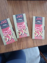 JVC SX Gold 6Hrs. T-120 Set Of 3 Used - £9.98 GBP