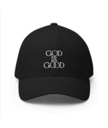  Embroidered God is Good Hat , Christian Hat , Faith Cap, Jesus Cap - $19.50