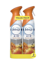 Febreze Air Natural Propellant Air Freshener Spray, Hawaiian Aloha, Pack of 2 - £10.38 GBP