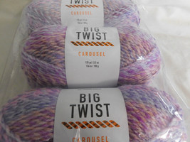 Big Twist Carousel Sunset lot of 3 Dye lot 490784 - £14.95 GBP