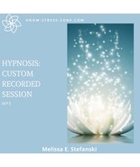 HYPNOSIS: CUSTOM Recorded Session MP3; Quit Smoking; Pain; Stress; Confidence; W - $25.00