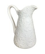 Farval Timeless Portugal 12” White Snowflakes Pitcher Christmas Winter F... - €46,43 EUR
