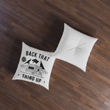 Tufted Floor Pillow with Custom Print, Perfect for Camping Enthusiasts - £73.18 GBP+