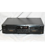 Sony TC-WE825S dual cassette deck POWERS ON NEEDS BELTS/TLC AS IS 515B3 - £130.53 GBP