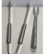 Coca Cola 2 Piece Grilling Utensil Set. Tongs, &amp; Fork Stainless Steel - $18.88 CAD