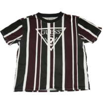 Guess Originals Short Sleeve Shirt Men&#39;s Medium Vertical Striped Faded P... - £15.38 GBP
