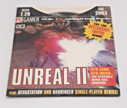 PC Gamer Unreal 2 PC Demo Game 2003 Vintage Gift - £13.30 GBP