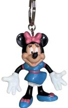 Disney Minnie Mouse Keychain, Blue, Pink 1993 K41 - $7.00