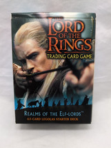 The Lord Of The Rings TCG Realms Of The Elf Lords Legolas Starter Deck - $34.64